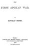 [Gutenberg 50145] • The First Afghan War